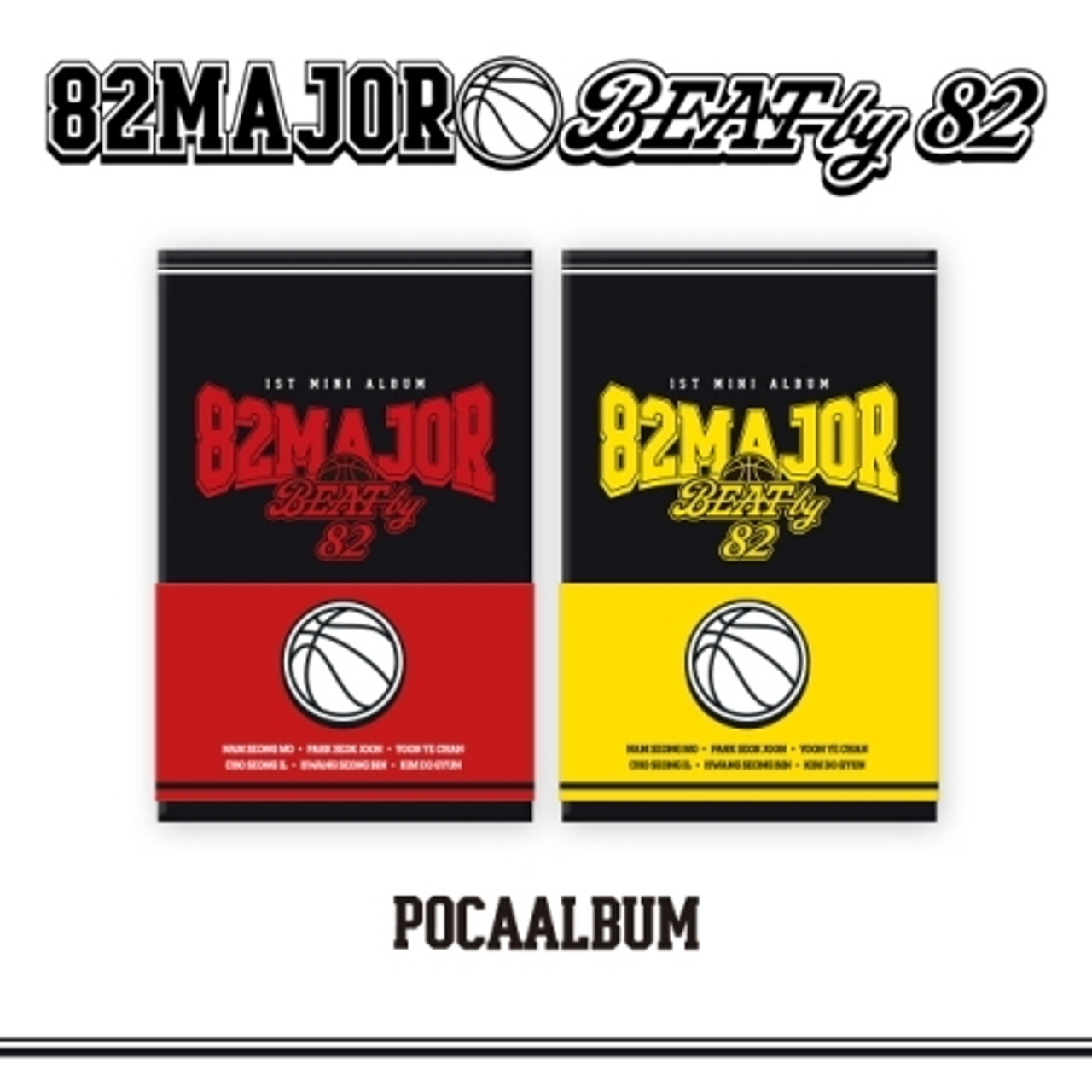 82MAJOR  1ST MINI ALBUM BEAT by 82 POCAALBUM Random Ver