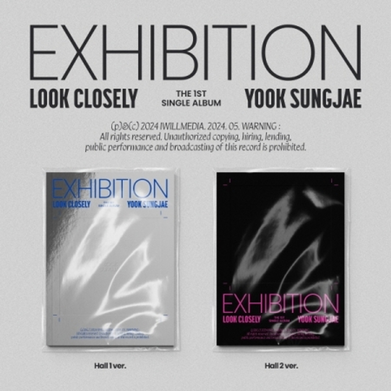 YOOK SUNGJAE - 1st Single Album [EXHIBITION - Look Closely] (Random Ver)