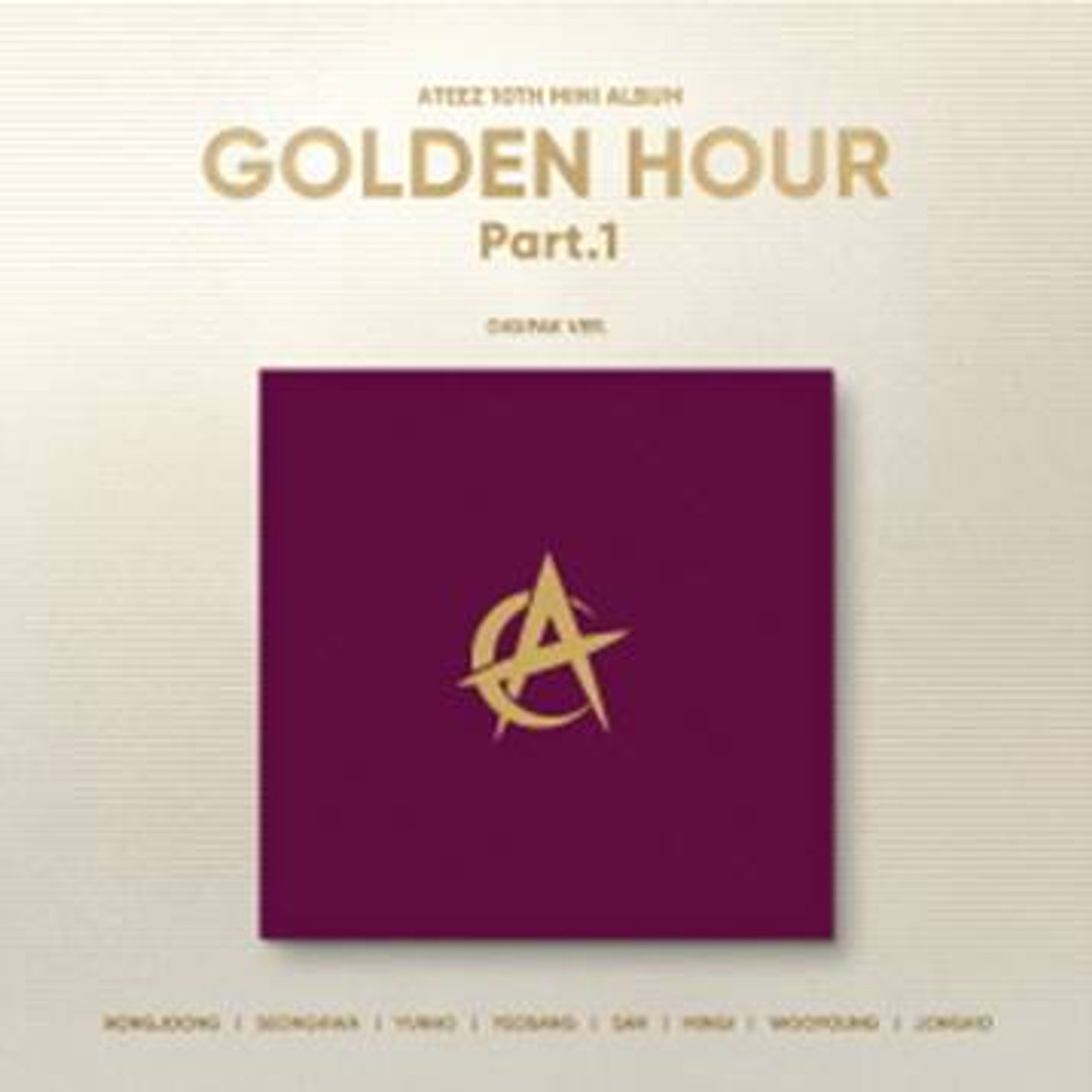 ATEEZ - 10th Mini Album [GOLDEN HOUR - Part.1] (Digipak VER.)(Random Ver.)