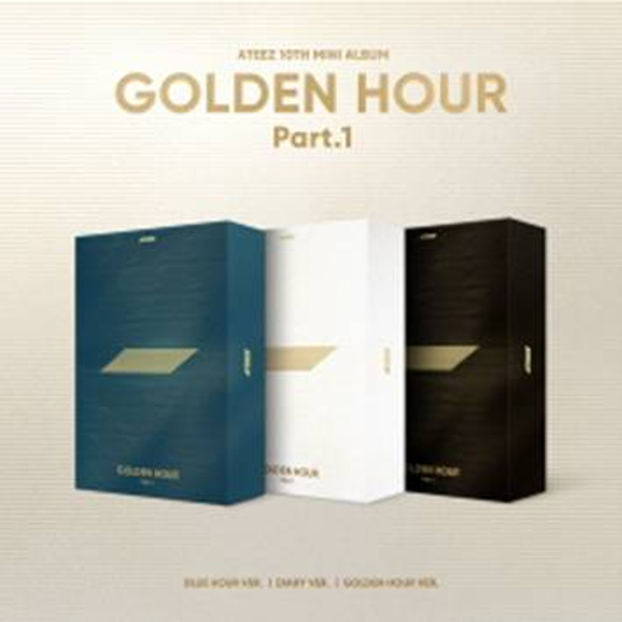 ATEEZ - 10th Mini Album [GOLDEN HOUR : Part.1] (Random Ver.)