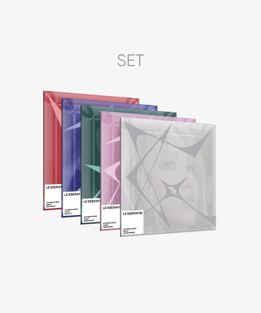 【特別セール品】 LE SSERAFIM VER (SET ver.) (COMPACT [CRAZY] Album Mini 4th - アルバム・スクラップ