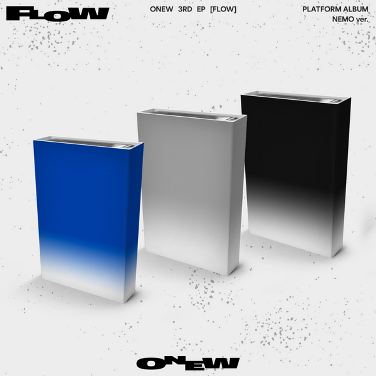 ONEW  3rd EP Album FLOW NEMO Ver 3types Random Ver