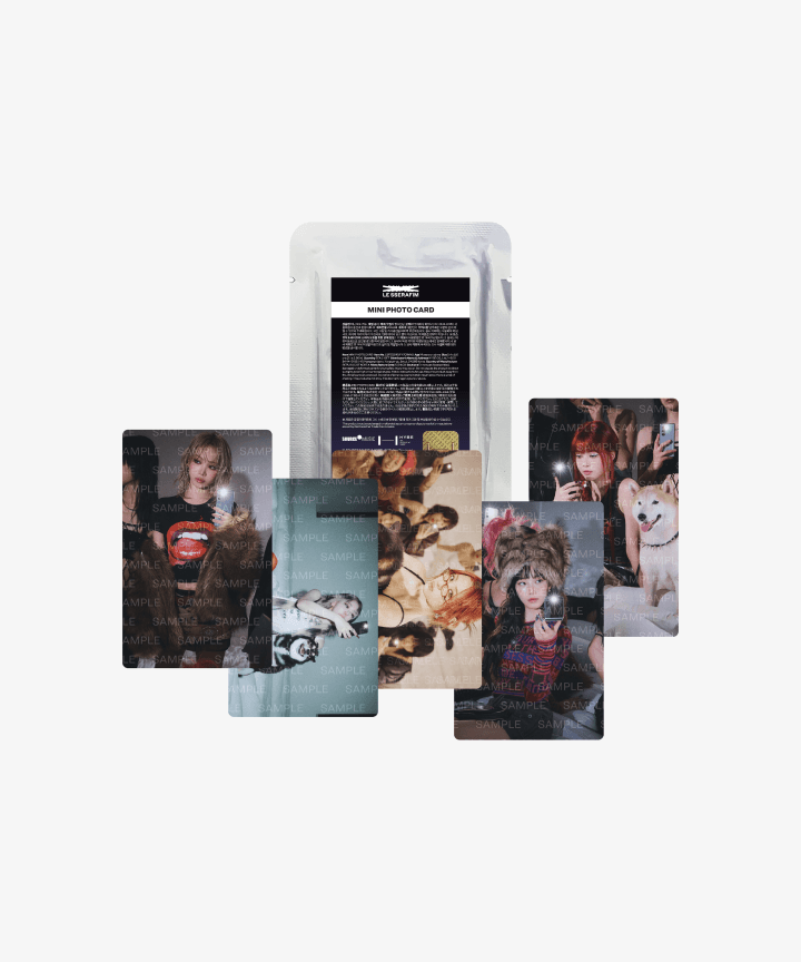 LE SSERAFIM - [CRAZY] Mini Photo Card - interAsia