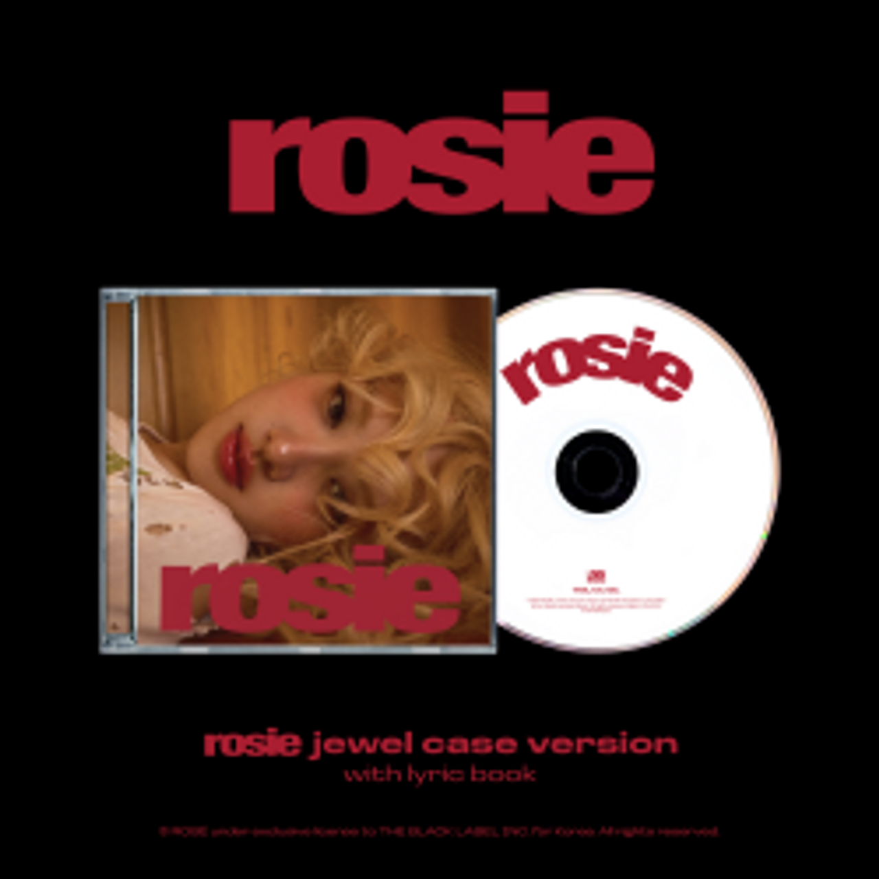 ROSE ROSIE LPレコード　アルバム ロゼ (ROSE) / ROSE FIRST STUDIO ALBUM 'ROSIE' (BAND COVER