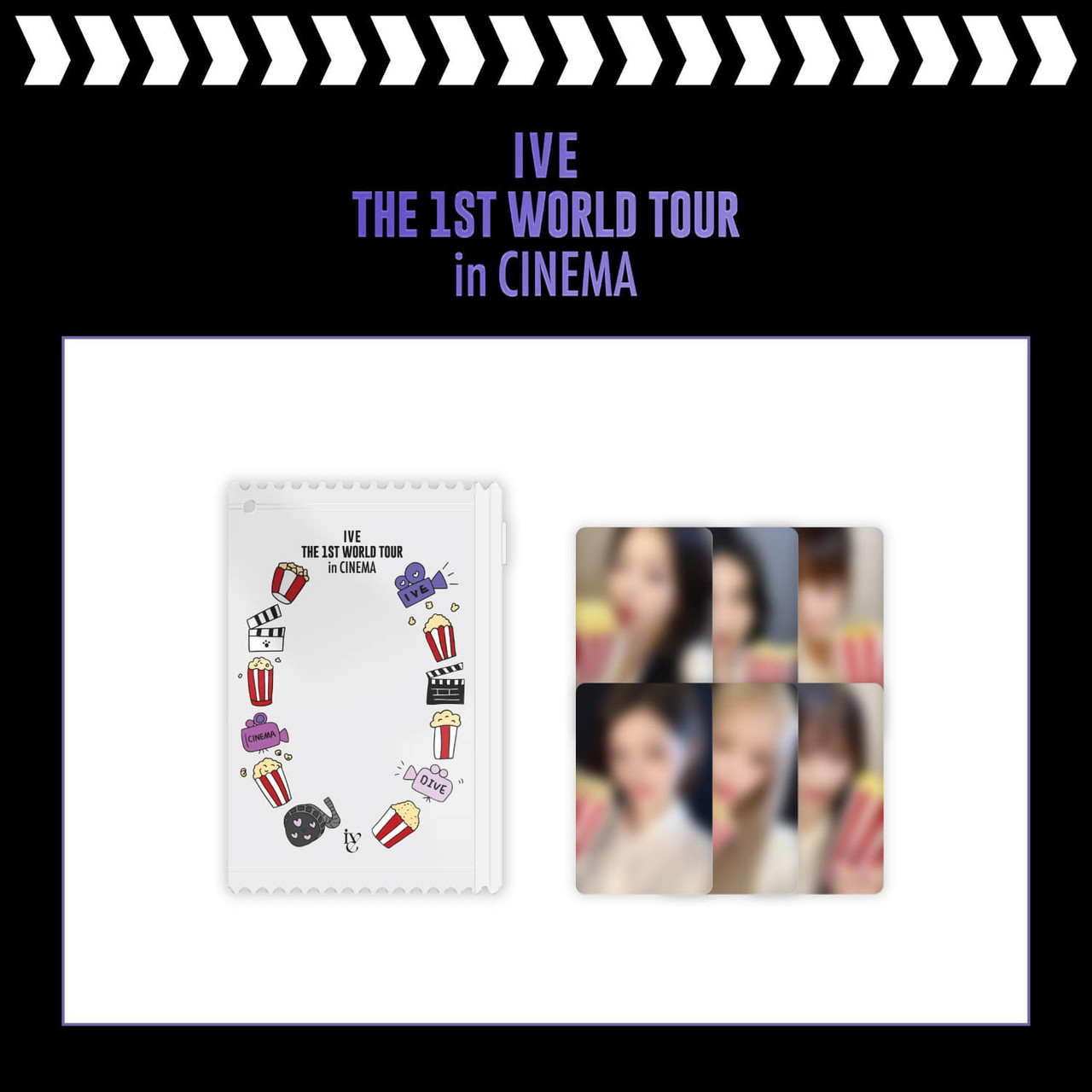IVE - POP-UP STORE [THE 1ST WORLD TOUR in CINEMA] MD : PHOTOCARD