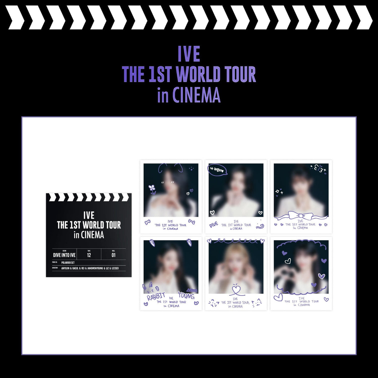 IVE CINEMA MD タンブラー リズ IVE - POP-UP STORE [THE 1ST WORLD TOUR in CINEMA] MD : POLAROID