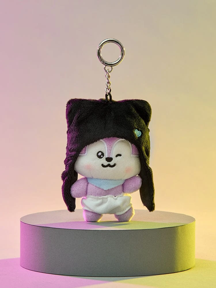 BT21 - MANG Baby Born to Dance Small Doll Keychain (Long Black