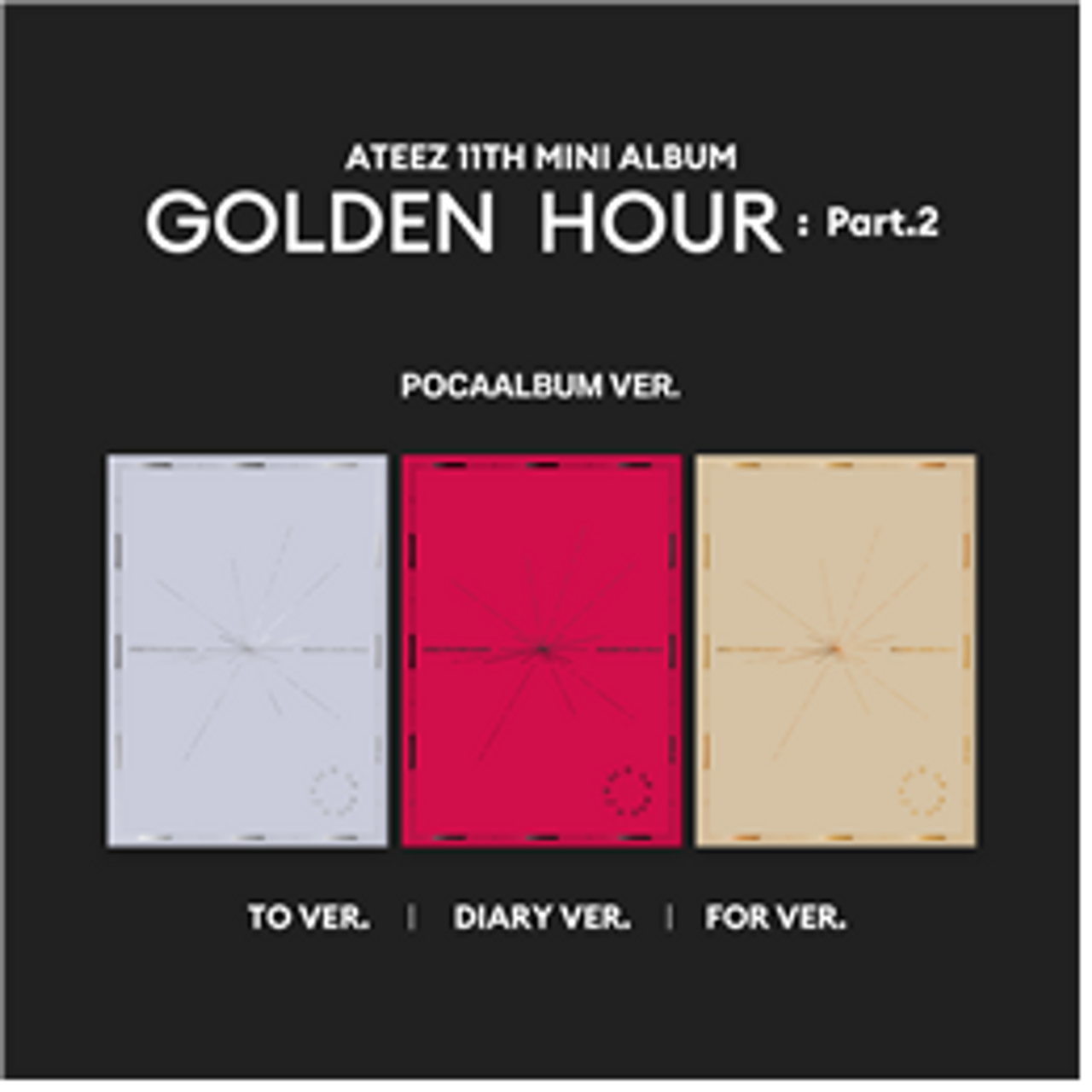 ATEEZ   GOLDEN HOUR  Part2 POCAALBUM VER