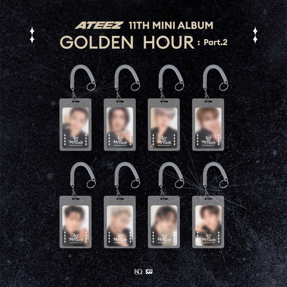 タレントカード ATEEZ popup MINGI ATEEZ - POP-UP [GOLDEN HOUR : Part.2] MD - PHOTO CARD HOLDER SET