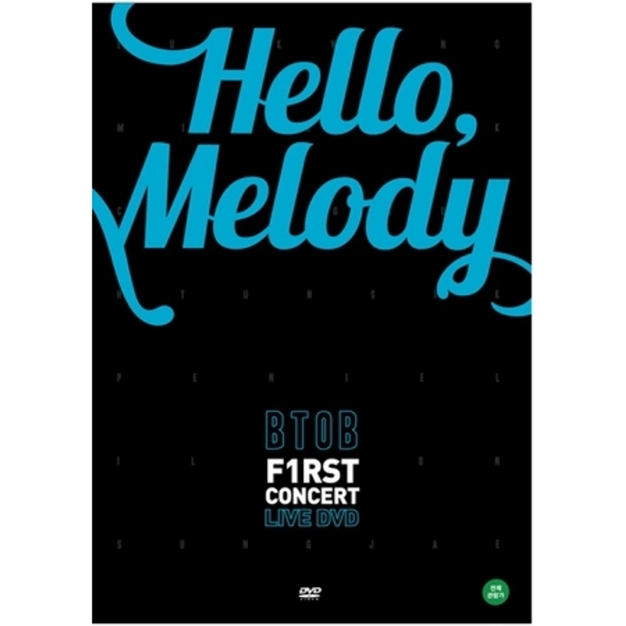 BTOB  1ST CONCERT / HELLO MELODY LIVE DVD