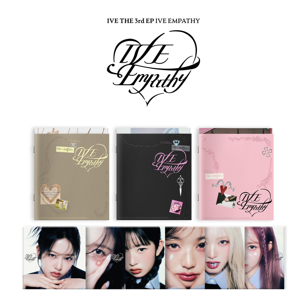 IVE - THE 3rd EP IVE EMPATHY (VER SET / DIGIPACK SET) + A ver