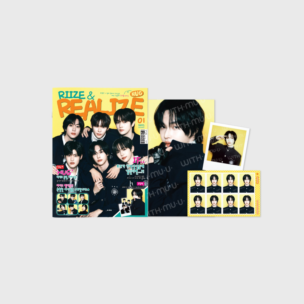 RIIZE - '2025 RIIZE [HUG] OFFICIAL MD' MAGAZINE SET (EUNSEOK