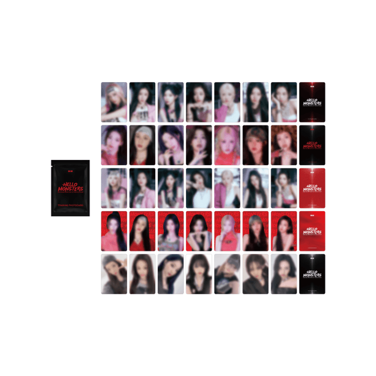タレントカード BABYMONSTER TRADING PHOTOCARD BULK PACK BABYMONSTER - [HOTSAUCE] (OFFICIAL MD TRADING PHOTOCARD BULK