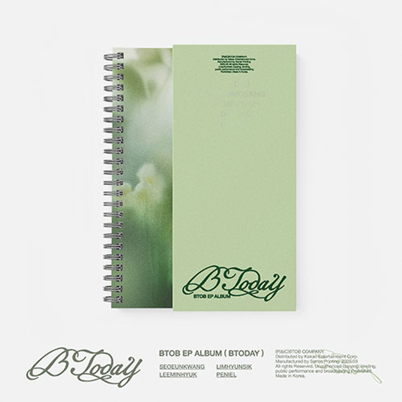 BTOB  EP ALBUM BTODAY Photobook Ver