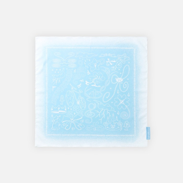 Hearts2Hearts - 'The Chase' BANDANA (BLUE VER.) - interAsia