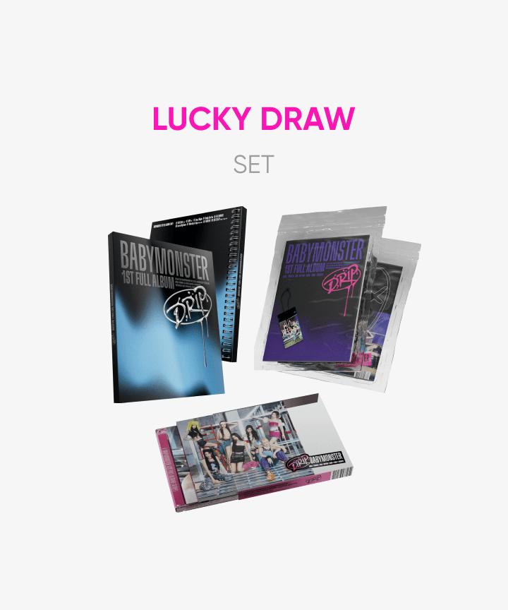 BABYMONSTER - [LUCKY DRAW] 1st FULL ALBUM [DRIP] ZIP LOCK & BINDER