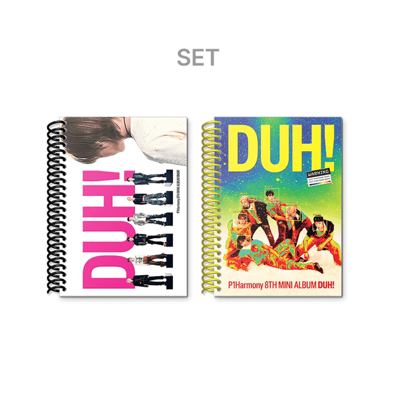 P1Harmony - 8th Mini Album [DUH!] (D Ver. / U Ver.) (Set) +