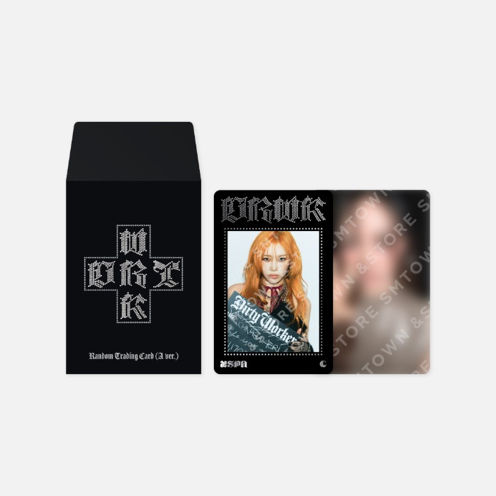 aespa - [Dirty Work] RANDOM TRADING CARD SET A - interAsia