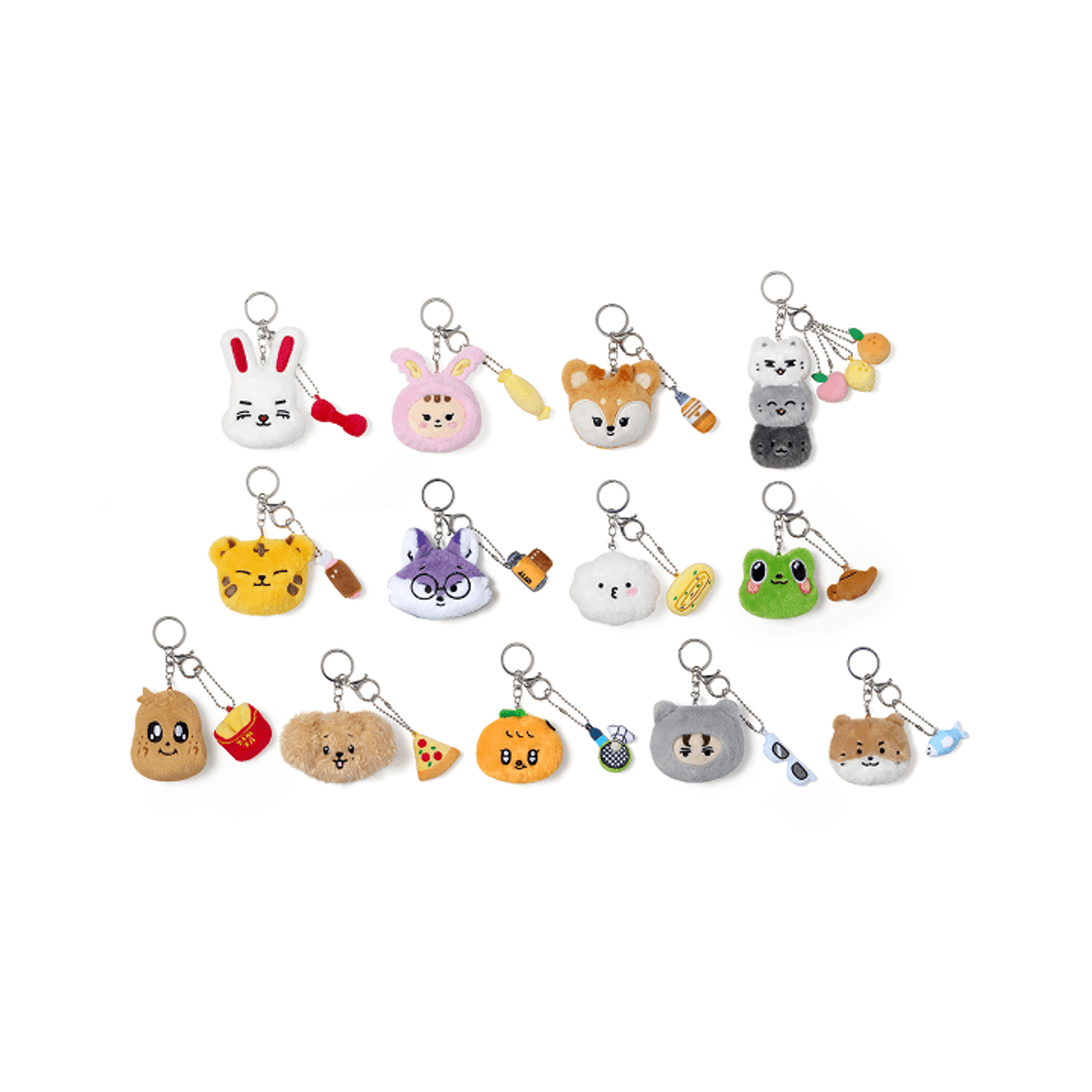 SEVENTEEN - 'MINITEEN' Face Plush Keyring (BBOOGYULI