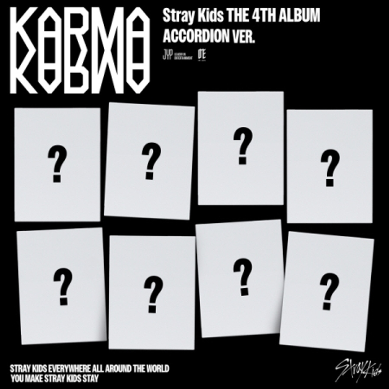 straykids アルバム　8種　×4 accordion KARMA Stray Kids - KARMA [4th Album - ACCORDION Ver.] - K PLACE