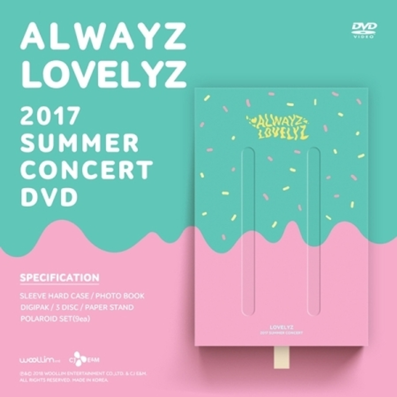 LOVELYZ  2017 SUMMER CONCERT ALWAYZ DVD 3 DISC