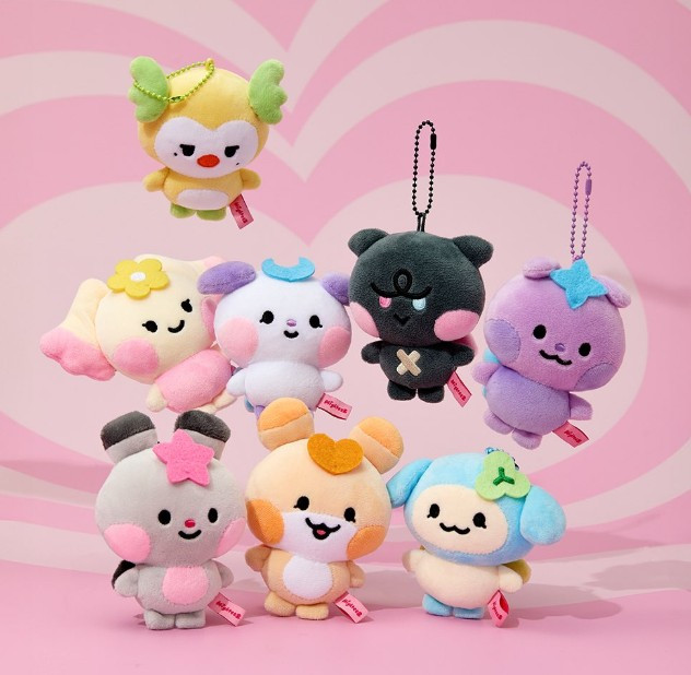 ATEEZ - 'MIGHTEEZ' POP UP MD : MINI PLUSH KEYRING (tyuyo) - interAsia