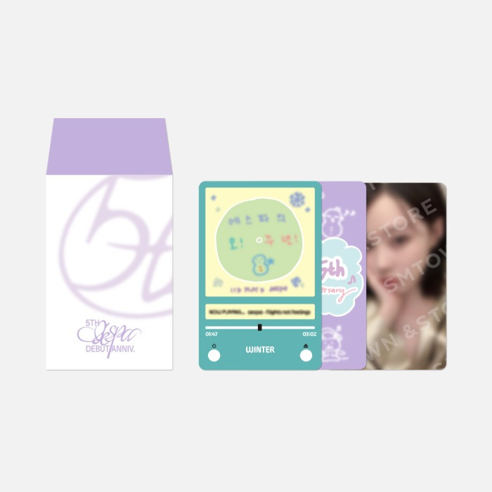 aespa - 5TH ANNIVERSARY LUCKY CARD SET (GISELLE) - interAsia