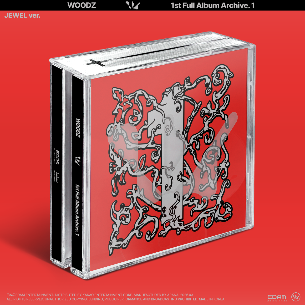 WOODZ - 1st Full Album [Archive. 1] (Jewel Ver.) (2CD) - interAsia