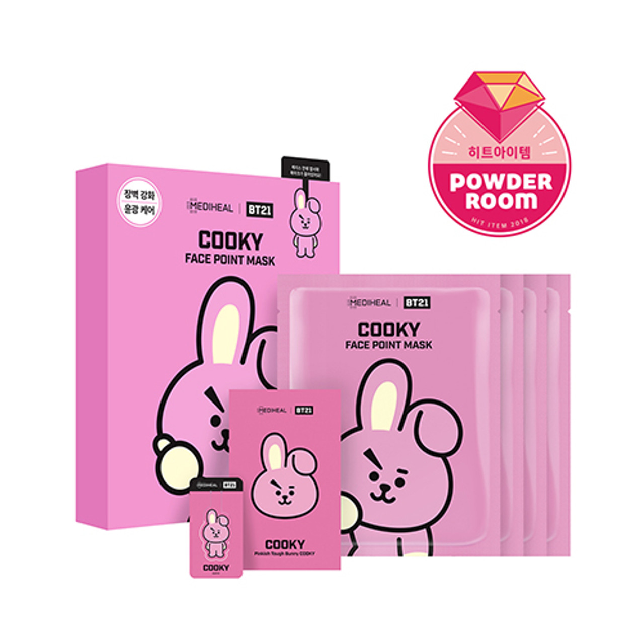 Mediheal Bt21 Cooky Face Point Mask Interasia Mediheal Bt21 Cooky Face Point Mask Interasia