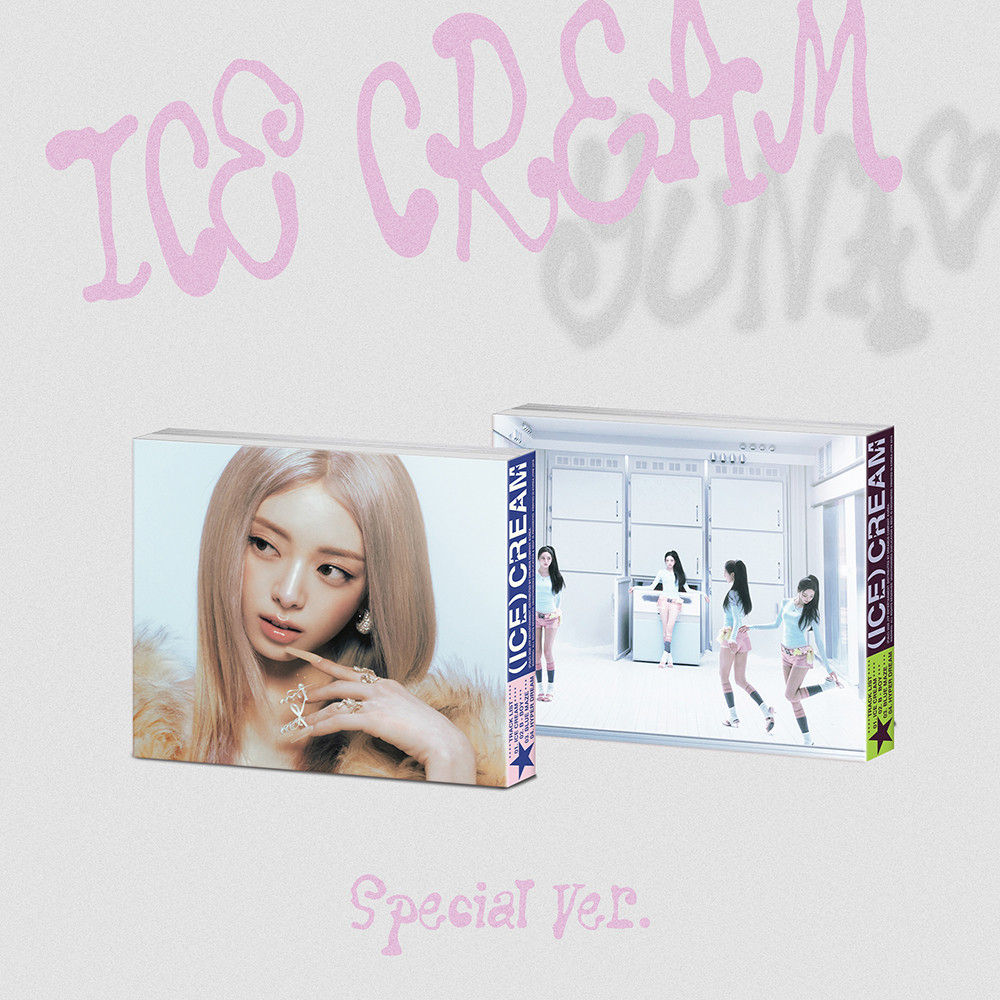 ITZY Icecream ユナ solo サノク トレカ B Ice Cream Photobook Ver. A (Signed) - Itzy Official Store
