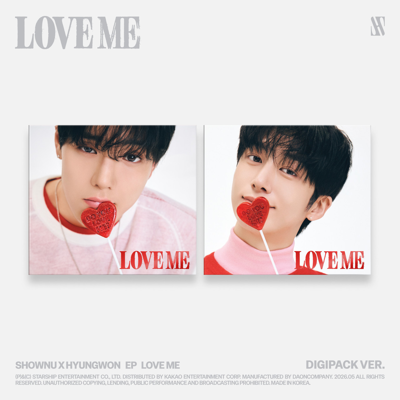 SHOWNU X HYUNGWON (MONSTA X) - (DIGIPACK SET) SHOWNU X HYUNGWON EP