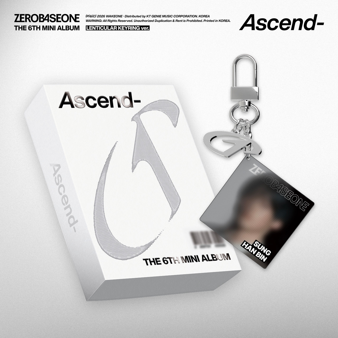 ZEROBASEONE - The 6th Mini Album [Ascend-] LENTICULAR KEYRING Ver