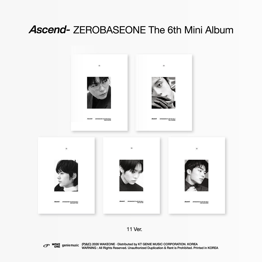 LUCKY DRAW] ZEROBASEONE - The 6th Mini Album [Ascend-] (11 Ver