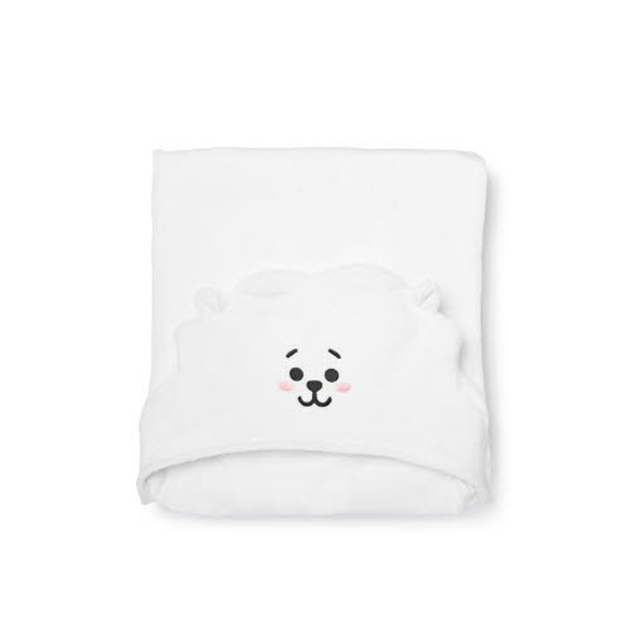 BTS RJ ウット　ブランケット BT21] RJ HOODIE LAP BLANKET _ WH - interAsia