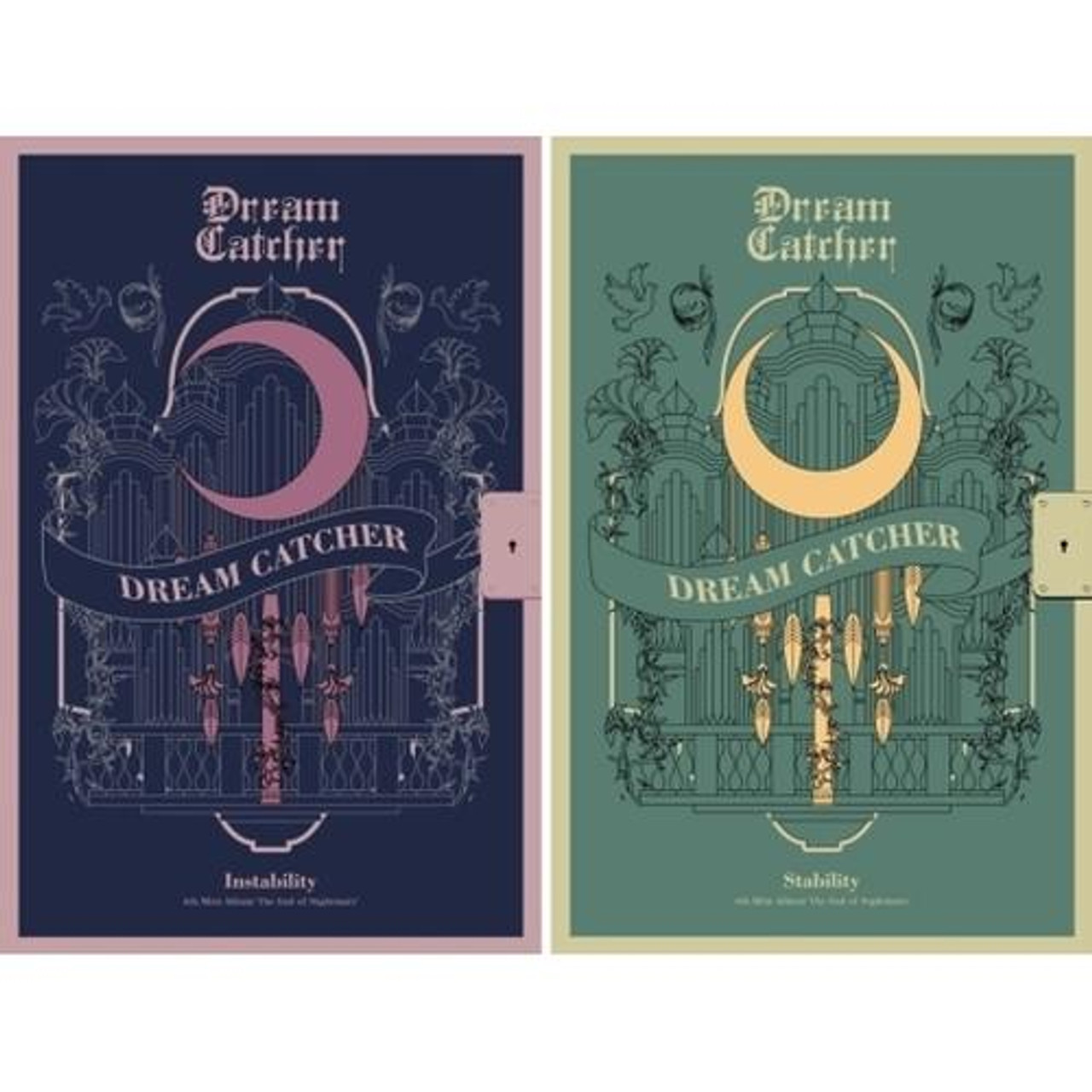 DREAM CATCHER - 4th Mini [The End of Nightmare] (A:Instability Ver / B:  Stability Ver.) + Poster