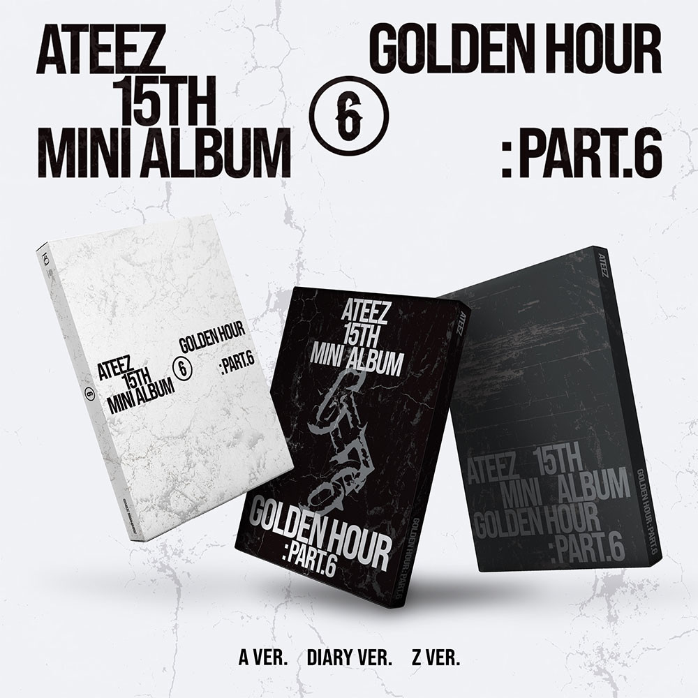 ATEEZ - 15TH MINI ALBUM [GOLDEN HOUR : Part.6] (A VER. / DIARY VER