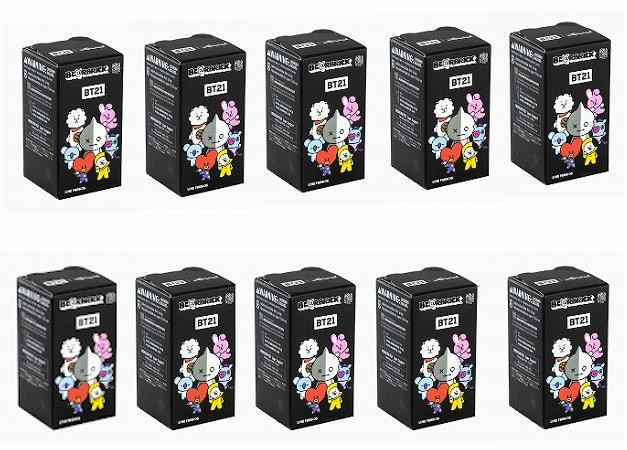 BT21 X BEARBRICK (10pcs Set - include 2 special brick) - interAsia