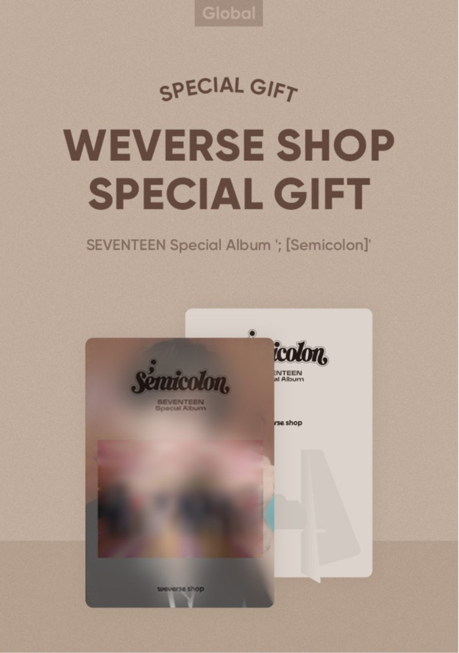 Seventeen - Special Album ; [Semicolon] (Random Ver.) + Weverse