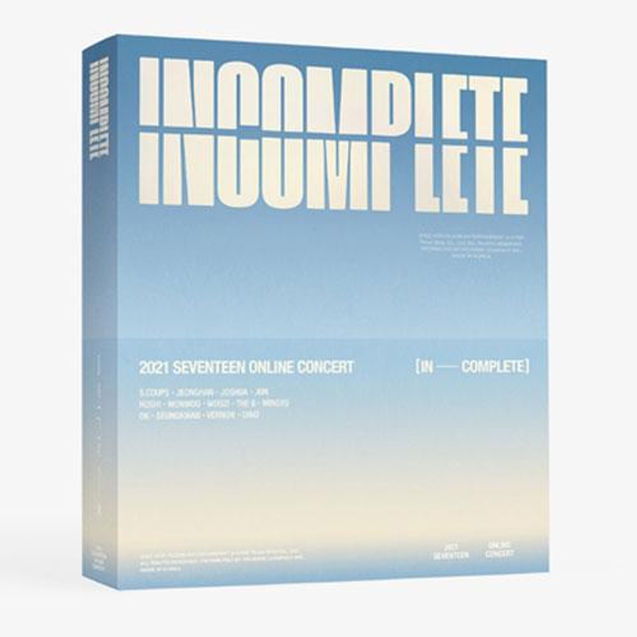 SEVENTEEN 2021 SEVENTEEN ONLINE CONCERT INCOMPLETE DVD | K-Pop Merch