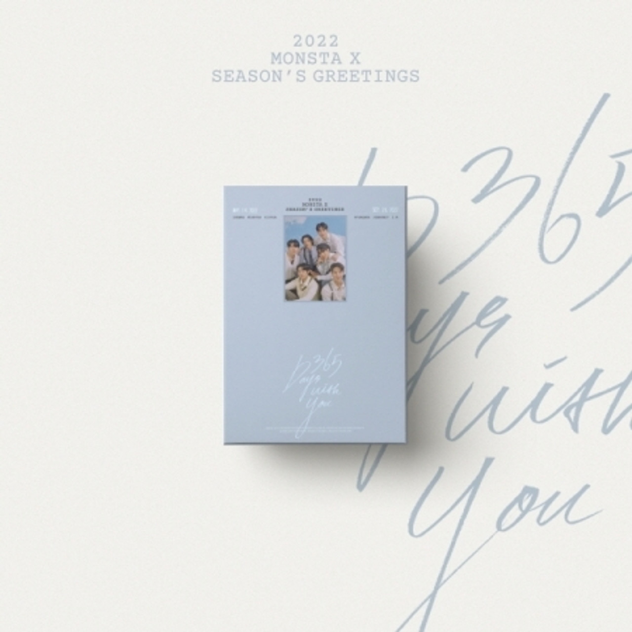 MONSTA X  2022 SEASON’S GREETINGS  DAILY PAD CALENDAR PACKAGE