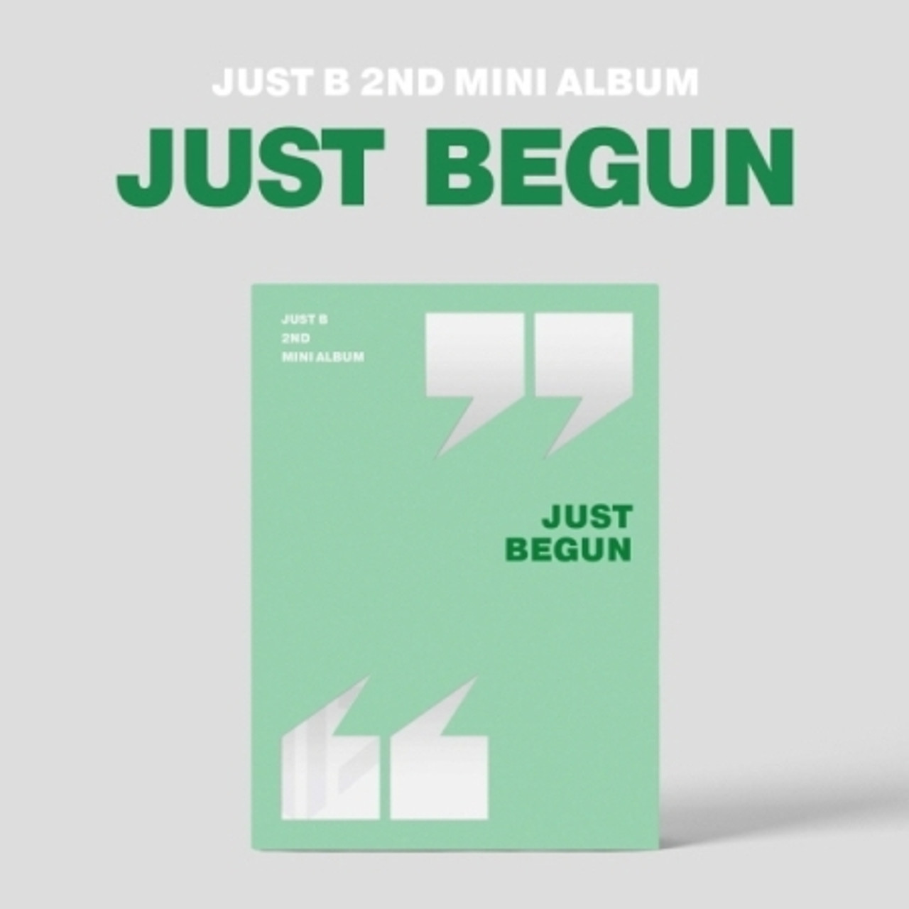 JUST B  2nd Mini  JUST BEGUN  Green ver  and  Poster