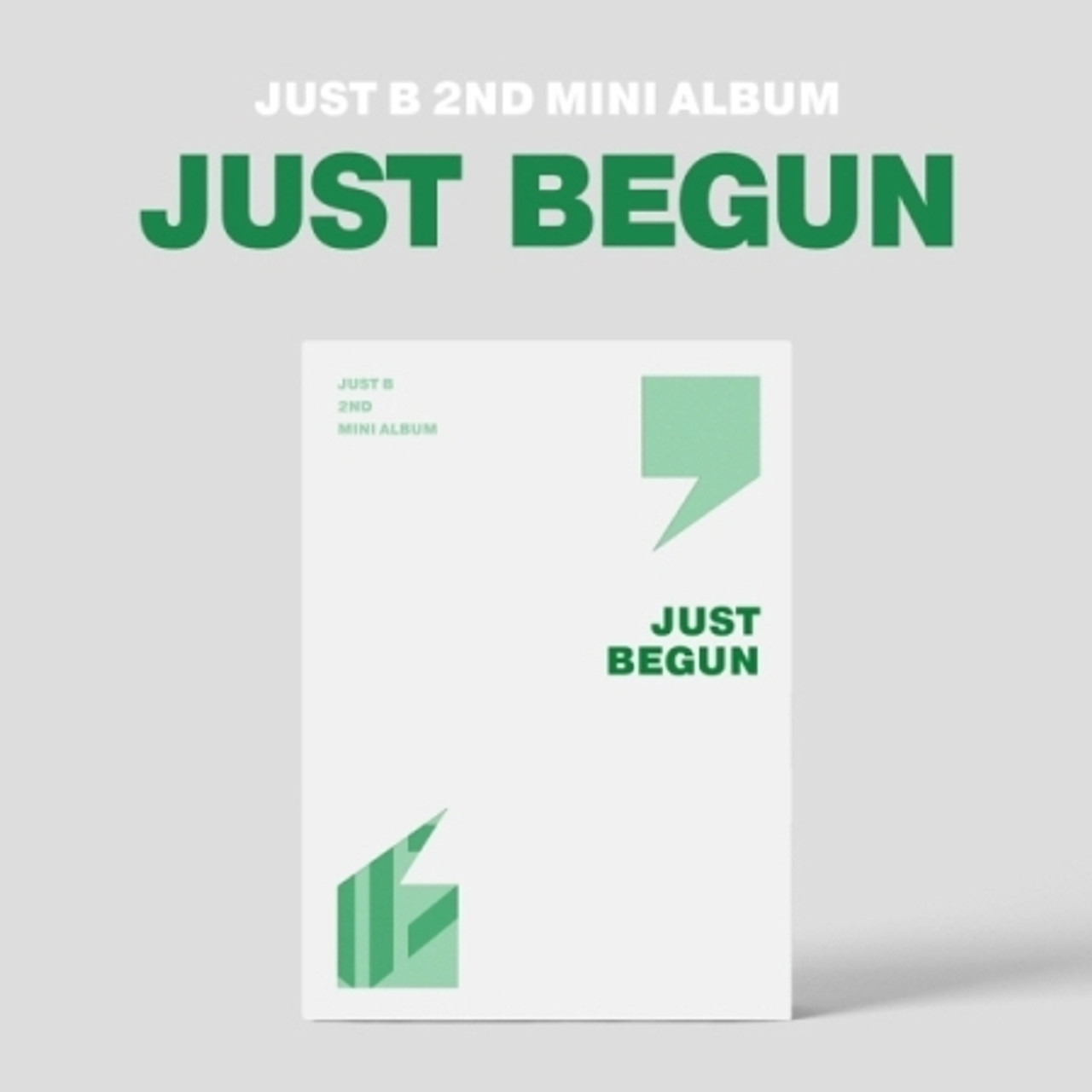 JUST B  2nd Mini  JUST BEGUN  White ver  and  Poster