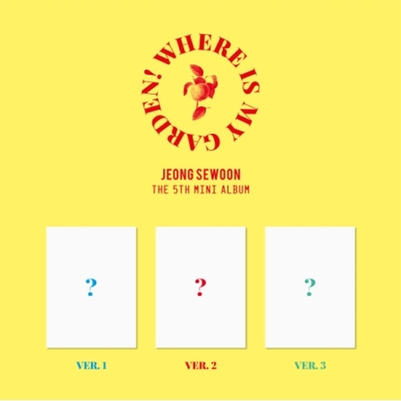 Jeong Se Woon  5TH MINI Where is my Garden! Ver3
