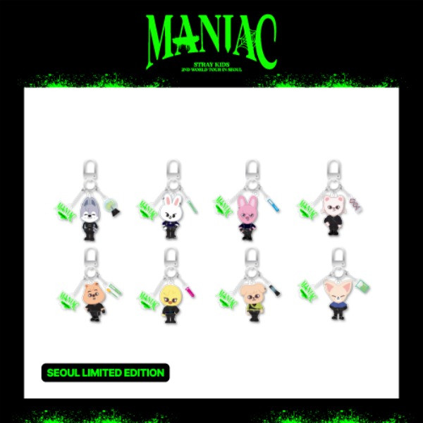 STRAY KIDS - 2ND WORLD TOUR [MANIAC] SKZOO MERCH [ACRYLIC KEYRING