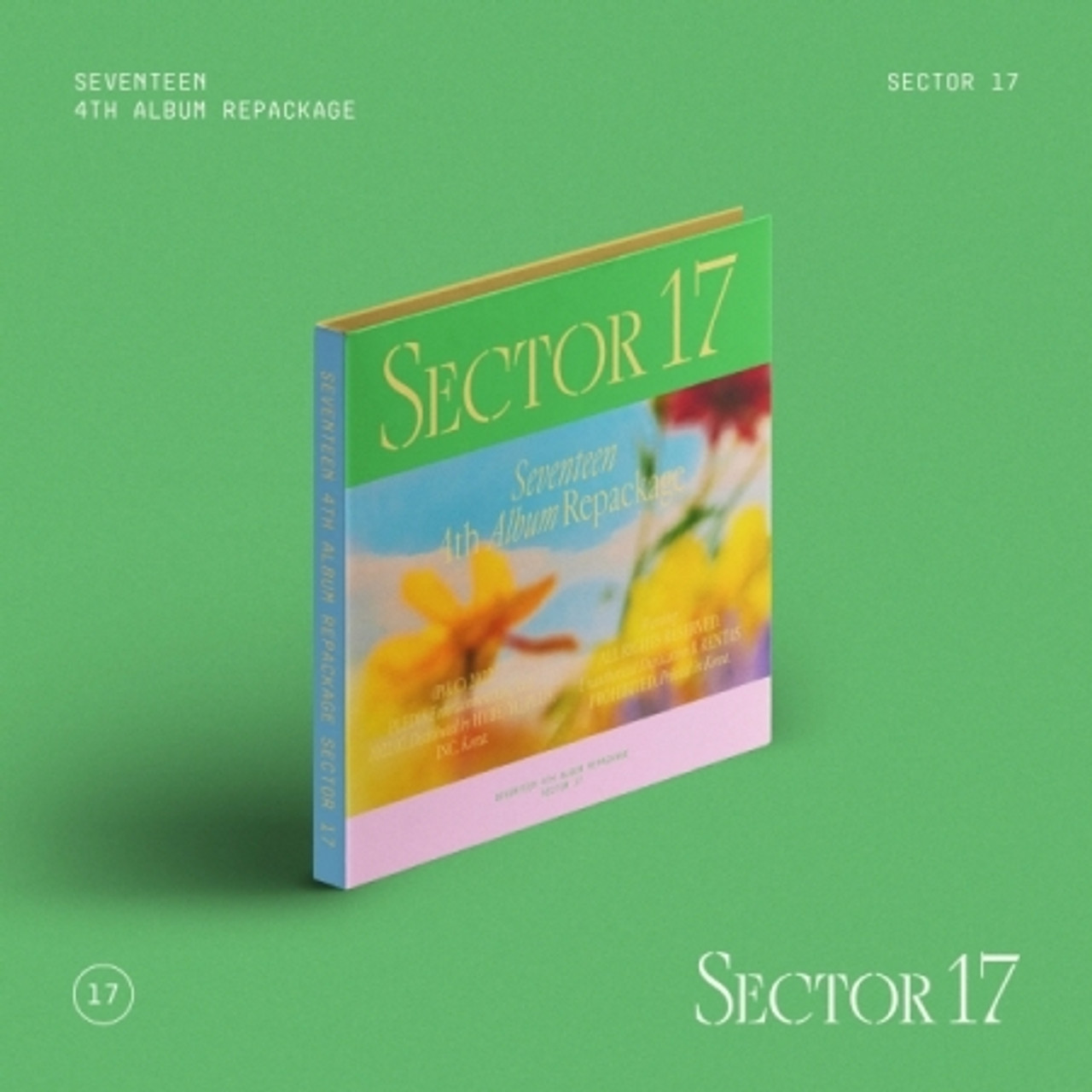  Seventeen  4th Album Repackage SECTOR 17 COMPACT ver Random with weverse shop gift