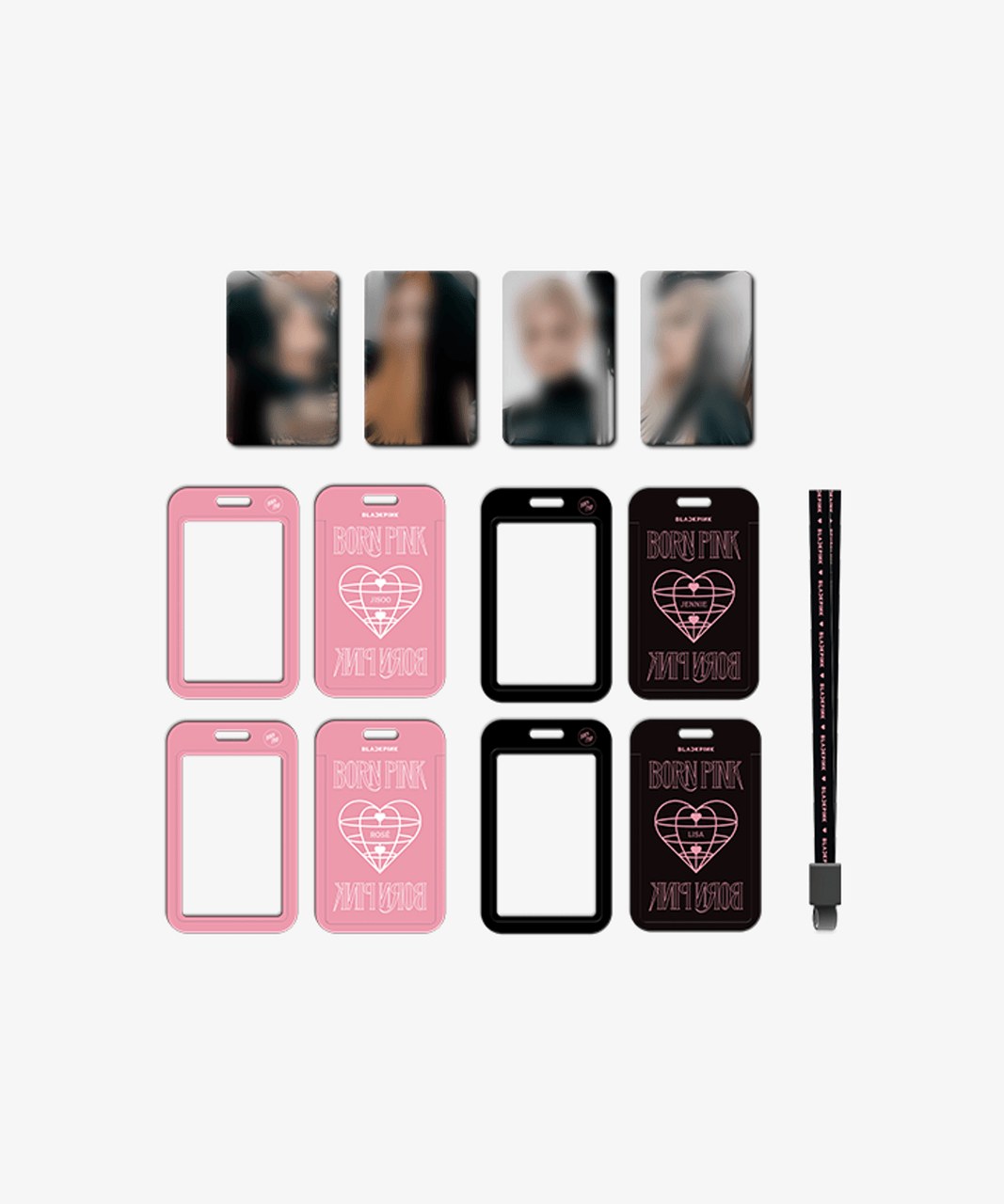 BLACKPINK BPTOUR Rose PHOTO CARD HOLDER SET with weverse shop gift