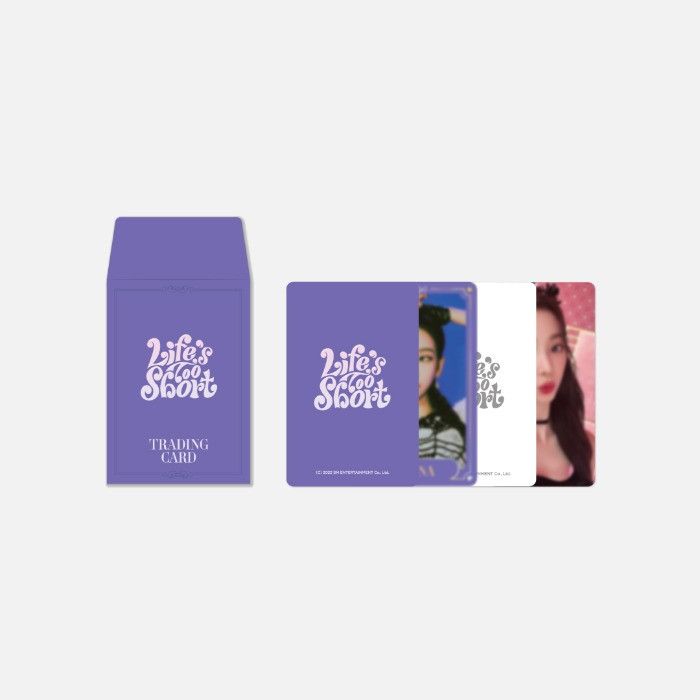 SM] aespa - TRADING CARD SET (RANDOM) - Life's Too Short - interAsia