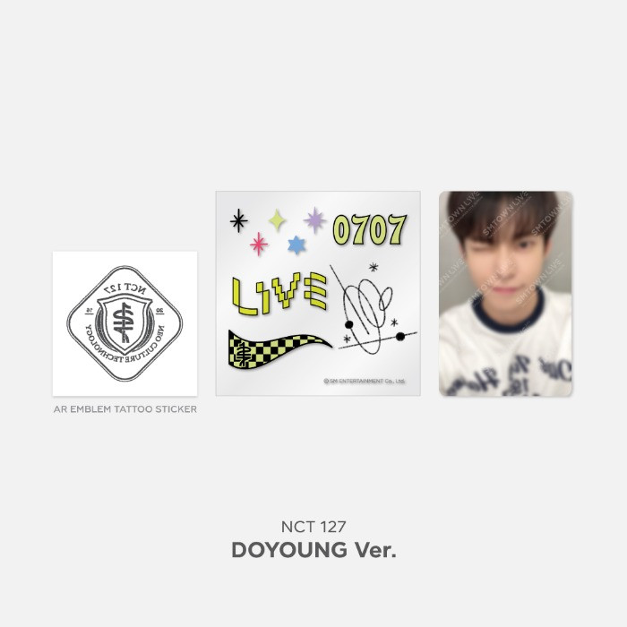 NCT 127 - SMCU AR TATTO STICKER (RANDOM VER) - interAsia