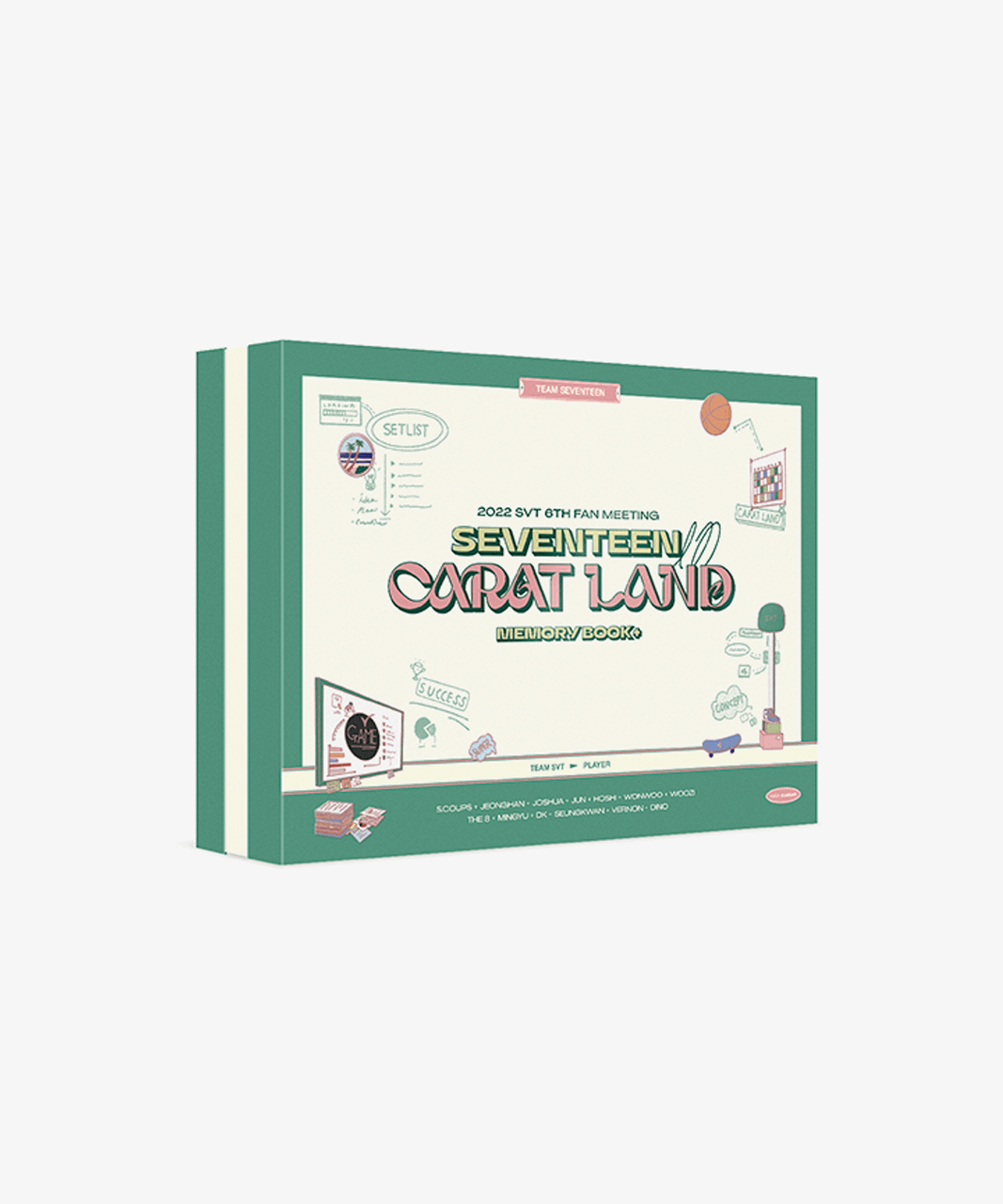在庫処分 半額 CARAT in 〈SEVENTEEN 2022 - SEVENTEEN LAND〉 BOOK+ MEMORY ミュージック