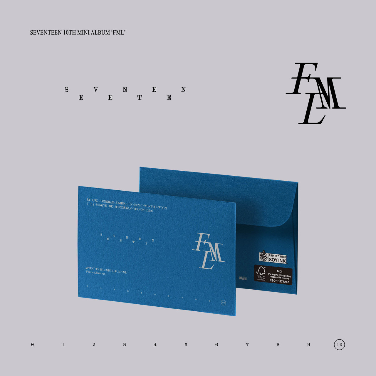 SEVENTEEN - 10th Mini Album [FML](Weverse Albums ver.)